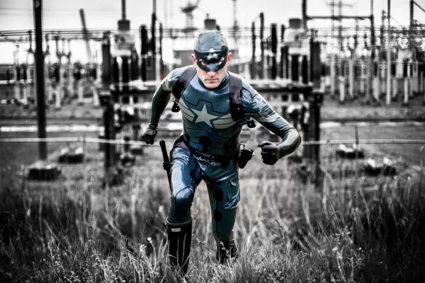 Latex COS American Captain Catsuit