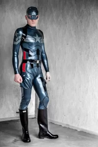 Latex COS American Captain Catsuit