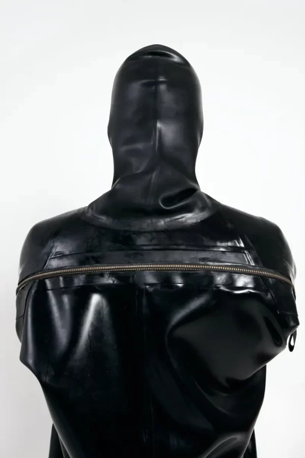 Latex Mens Heavy Duty Brand Name Hooded Drysuit Diving Suit Catsuit