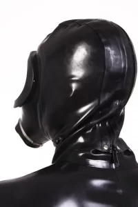 Latex Mens Heavy-Duty Hazmat Suit Catsuit
