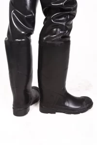Latex Mens Heavy-Duty Hazmat Suit Catsuit