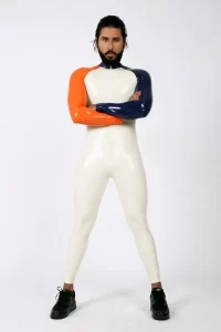 Latex Mens Oddity Raglan-Sleeved Catsuit