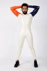Latex Mens Oddity Raglan-Sleeved Catsuit