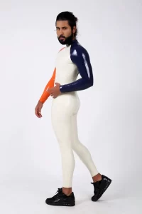 Latex Mens Oddity Raglan-Sleeved Catsuit
