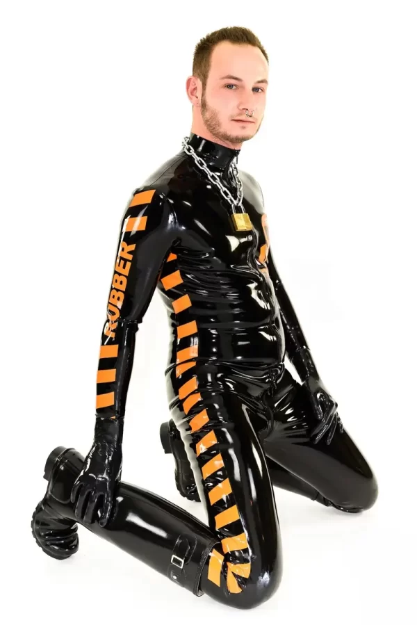 Latex Mens Biohazard Catsuit