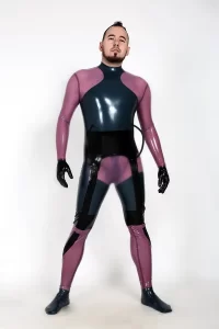 Latex Mens Chebar Futuristic Catsuit