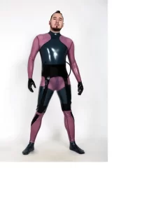 Latex Mens Chebar Futuristic Catsuit