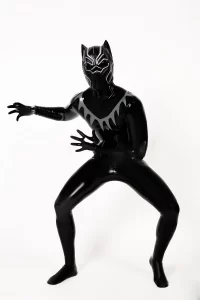 Latex Black Panther COS Catsuit