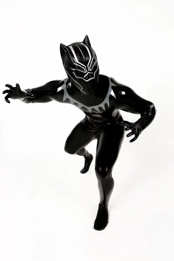 Latex Black Panther COS Catsuit