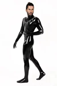 Latex Black Panther COS Catsuit