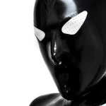 Latex Mens Bat-Mantra Super Hero Total Coverage Catsuit