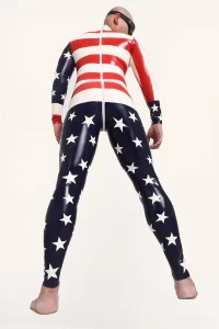 Latex Mens USA Hooray Catsuit