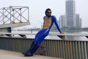 Latex Mens Bare-Chester Catsuit
