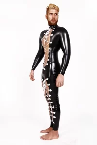 Latex Laced n Skimpy Catsuit