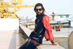 Latex Mens College Varsity Jacket