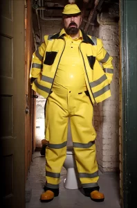 Latex Mens Tradesman Jacket