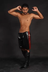 Latex Mens Loose-Fitting Sports Style Shorts