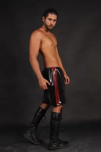 Latex Mens Loose-Fitting Sports Style Shorts